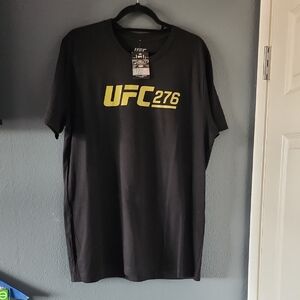 UFC Black and Gold Short Sleeve Tee